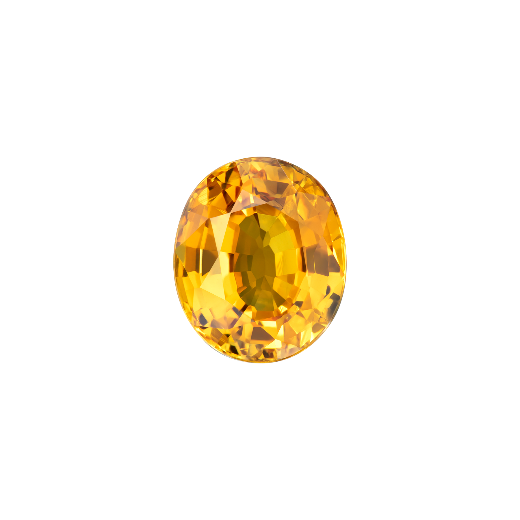 Оранжевый сапфир, Овал, 3,99ct