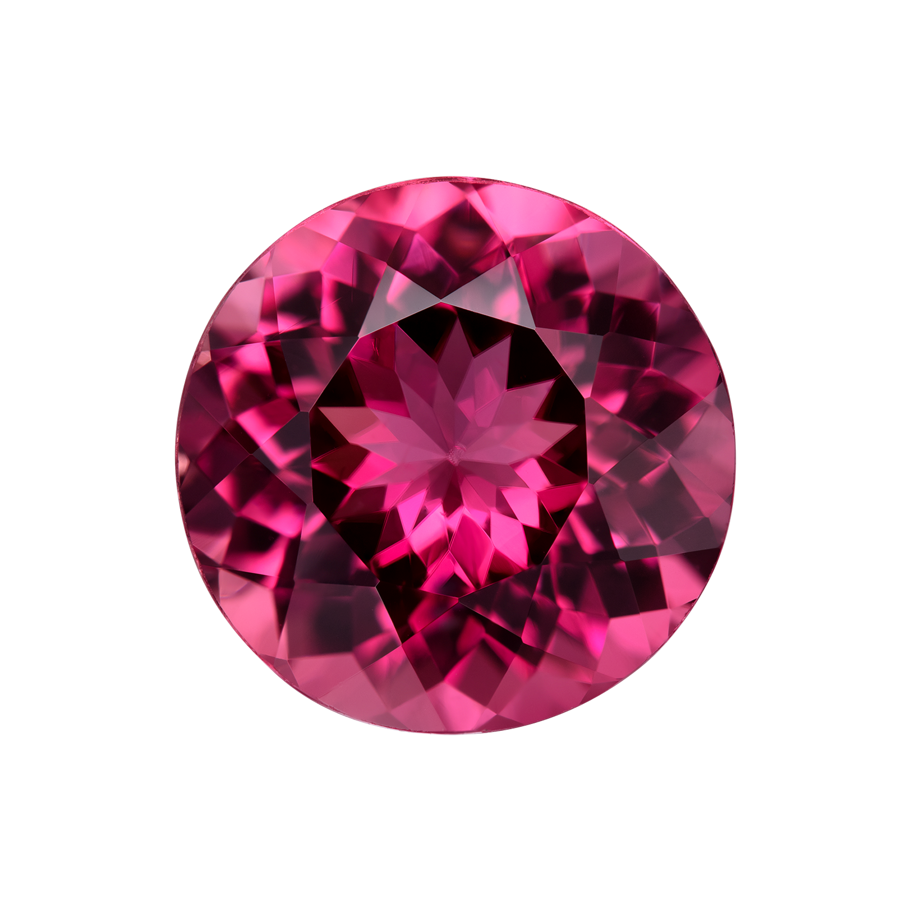 Турмалин Рубеллит, Круг, 8,74ct