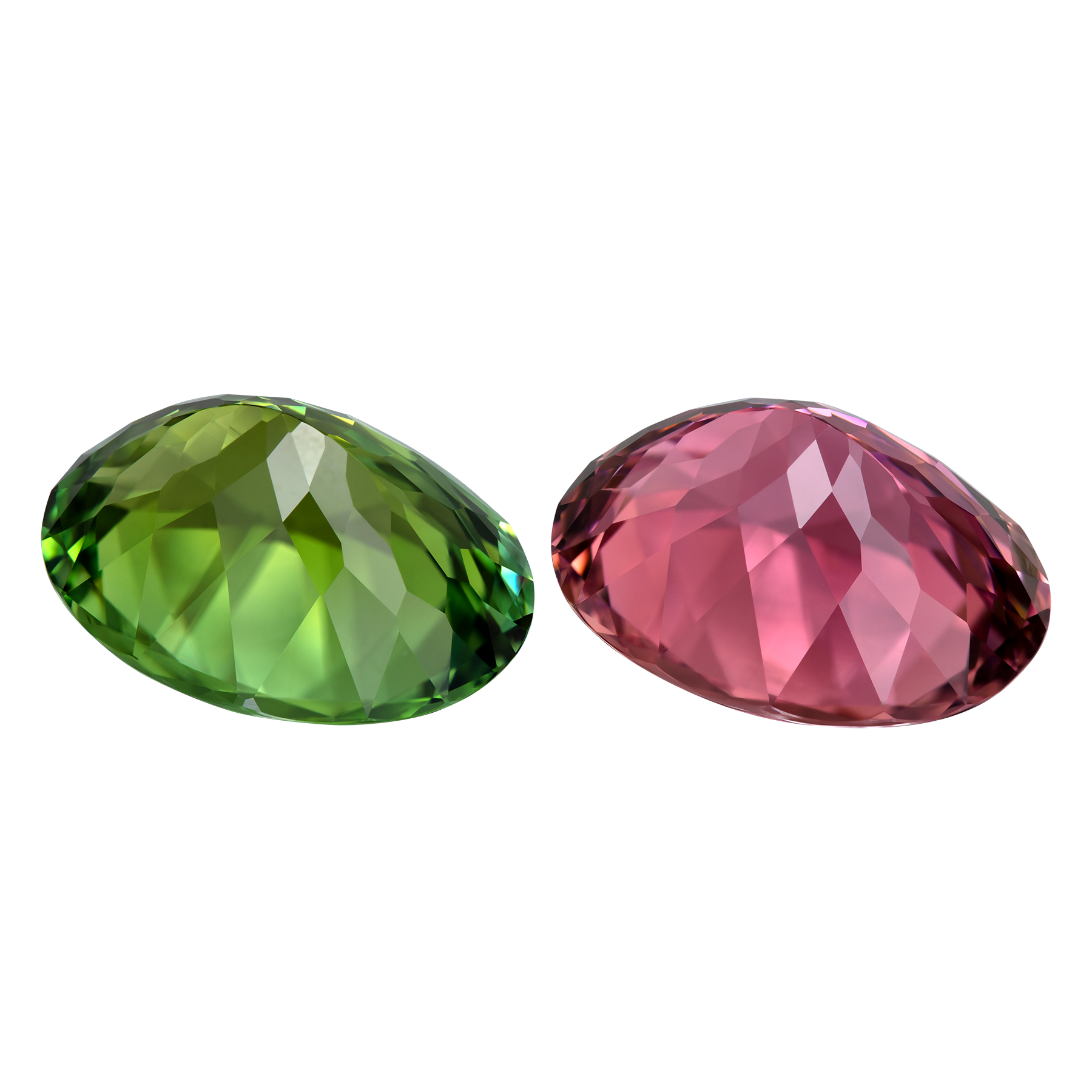 Сет из двух турмалинов, Овал, 2-27,43ct