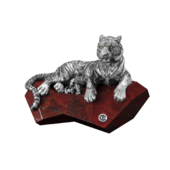 Настольная скульптура «Тигр с тигрёнком»