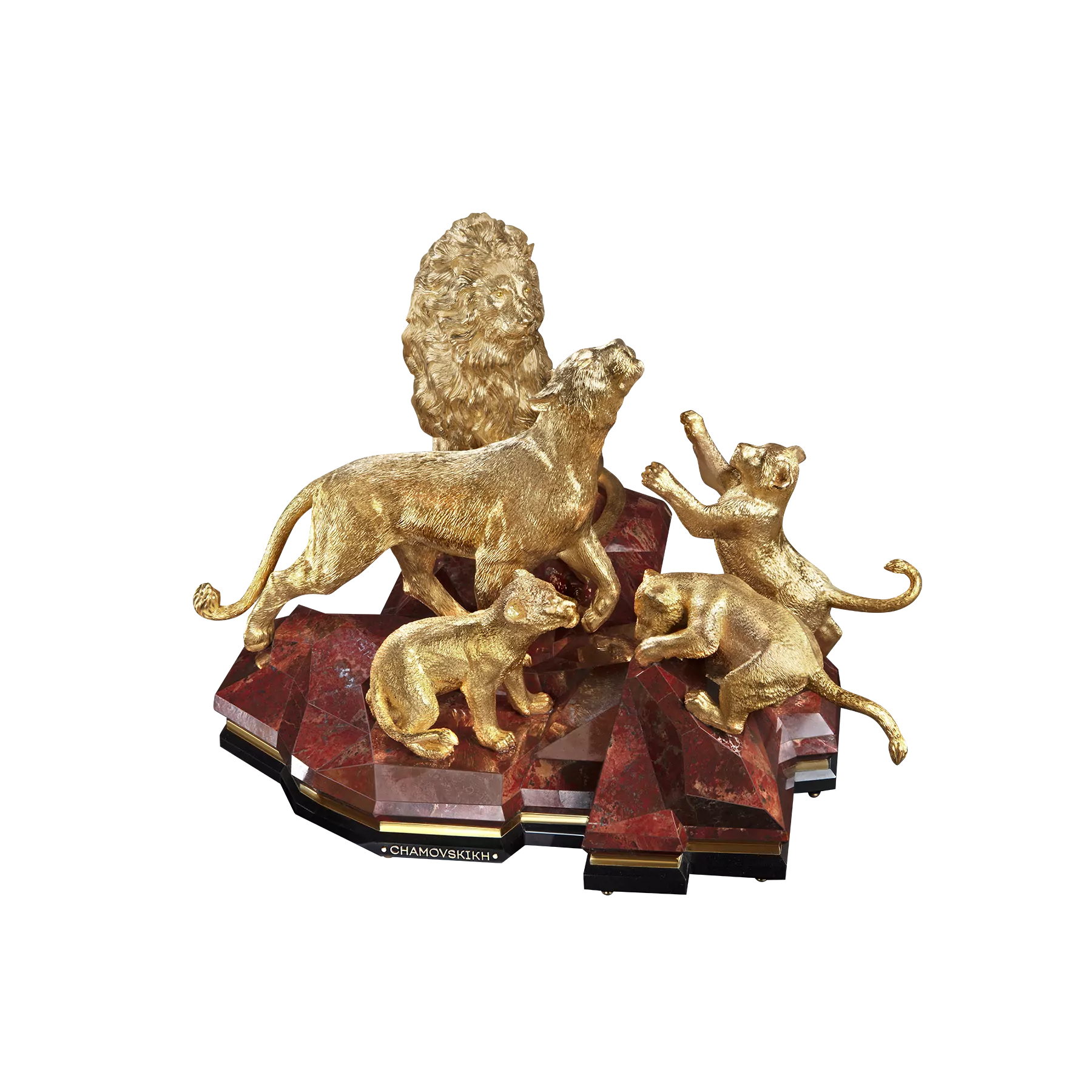Настольная скульптура «Львиный прайд»