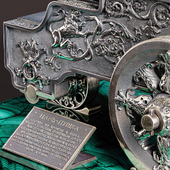 Настольная скульптура «Царь - пушка»