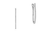 Серьги с рубеллитами, бриллиантами, сапфирами и рубинами, белое золото