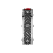 Кольцо с рубином и бриллиантами, белое золото