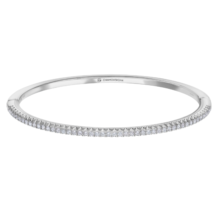 Браслет с бриллиантами, белое золото 1