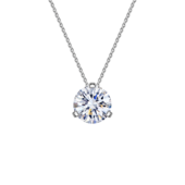 Колье с бриллиантами, белое золото