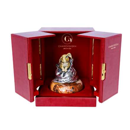 Настольная скульптура «Подарочный кролик» 2