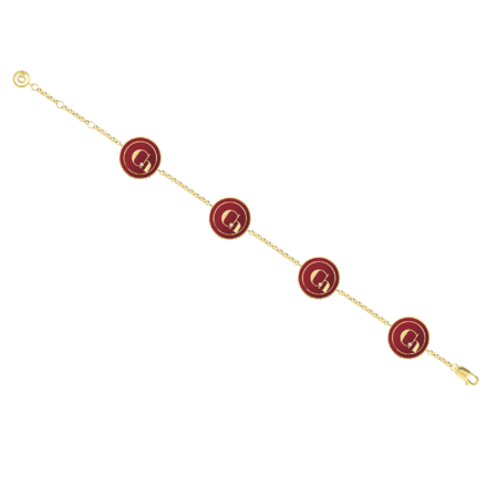 Браслет с бриллиантами, желтое золото 2