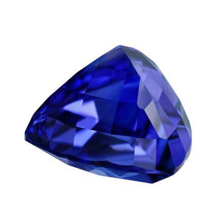 Танзанит, Триллион, 24,84ct 2