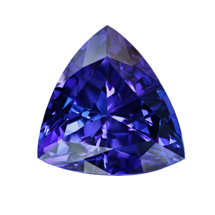 Танзанит, Триллион, 24,84ct 1