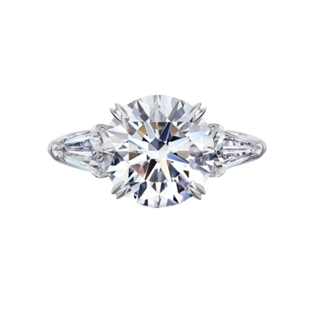 Обручальное кольцо с бриллиантами, белое золото 3