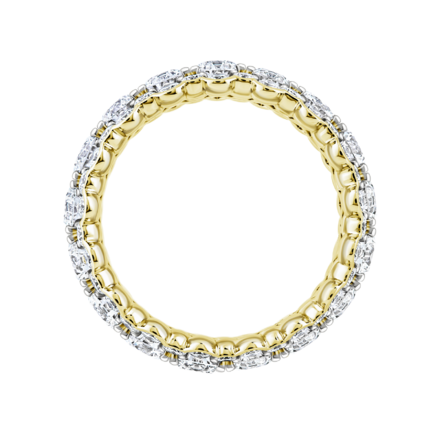 Кольцо с бриллиантами, желтое золото 3