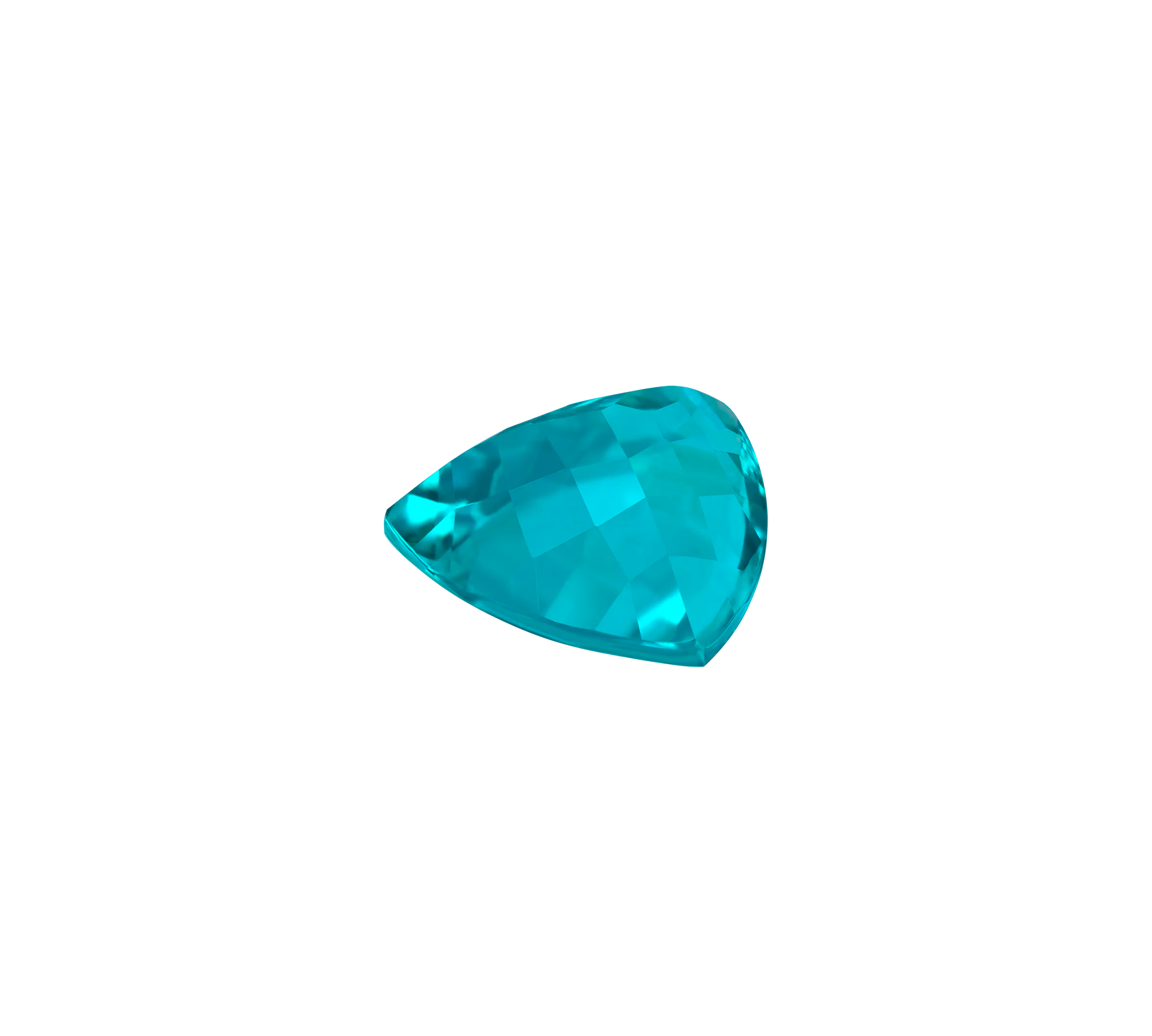 Турмалин Параиба, Триллион, 3,14ct