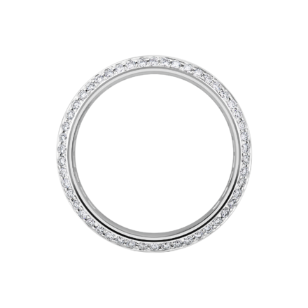 Кольцо с рубинами и бриллиантами, белое золото 2