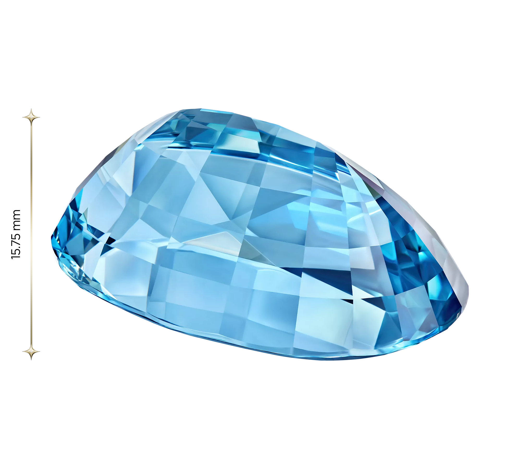 Аквамарин, Овал, 66,05ct