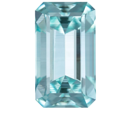 Аквамарин, Изумрудная огранка, 27,60 ct 1