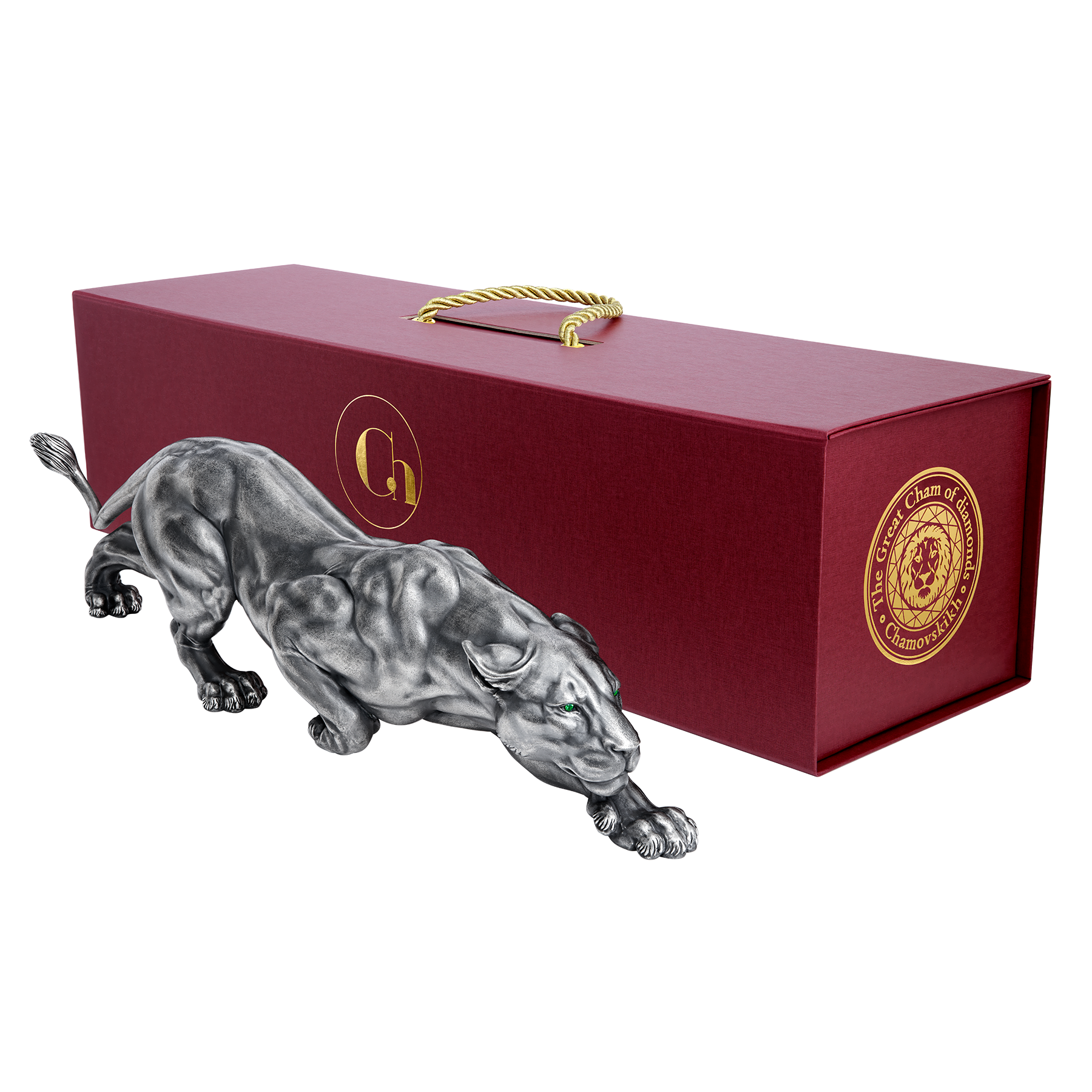 Настольная скульптура «Львица средняя»