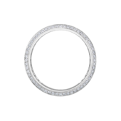 Кольцо с рубинами и бриллиантами, белое золото